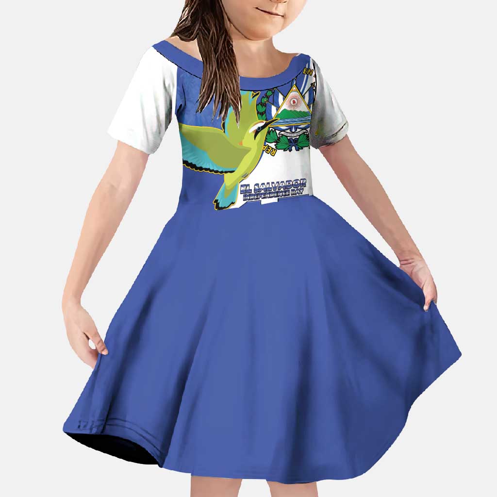 El Salvador Independence Day Family Matching Off Shoulder Maxi Dress and Hawaiian Shirt Dios Union Libertad - Wonder Print Shop