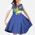 El Salvador Independence Day Family Matching Off Shoulder Maxi Dress and Hawaiian Shirt Dios Union Libertad - Wonder Print Shop
