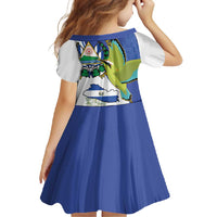 El Salvador Independence Day Family Matching Off Shoulder Maxi Dress and Hawaiian Shirt Dios Union Libertad - Wonder Print Shop