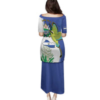 El Salvador Independence Day Family Matching Puletasi and Hawaiian Shirt Dios Union Libertad - Wonder Print Shop