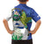 El Salvador Independence Day Family Matching Short Sleeve Bodycon Dress and Hawaiian Shirt Dios Union Libertad - Wonder Print Shop