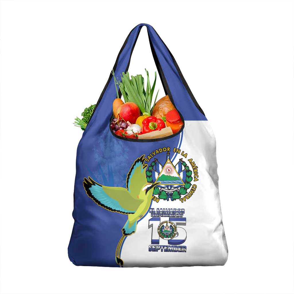 El Salvador Independence Day Grocery Bag Dios Union Libertad - Wonder Print Shop