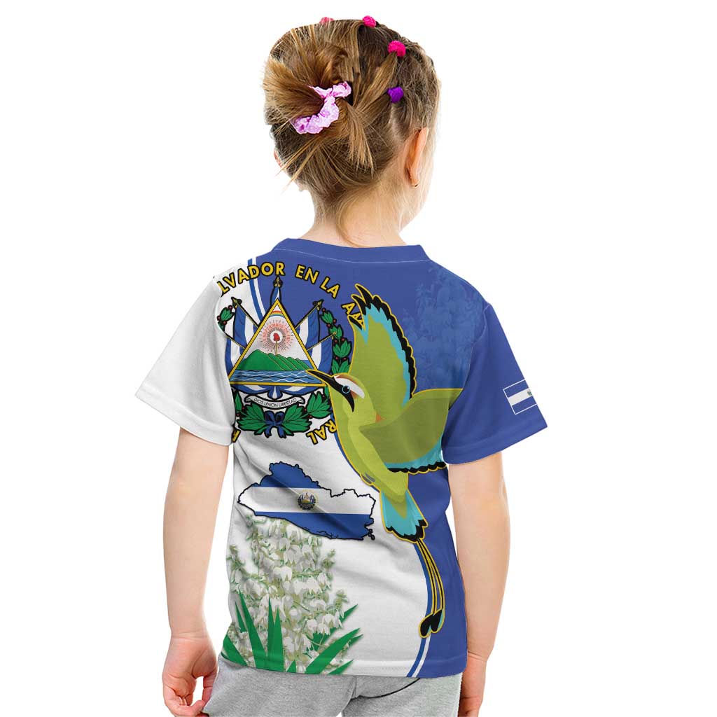 El Salvador Independence Day Kid T Shirt Dios Union Libertad - Wonder Print Shop