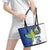 El Salvador Independence Day Leather Tote Bag Dios Union Libertad - Wonder Print Shop