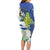 El Salvador Independence Day Long Sleeve Bodycon Dress Dios Union Libertad - Wonder Print Shop
