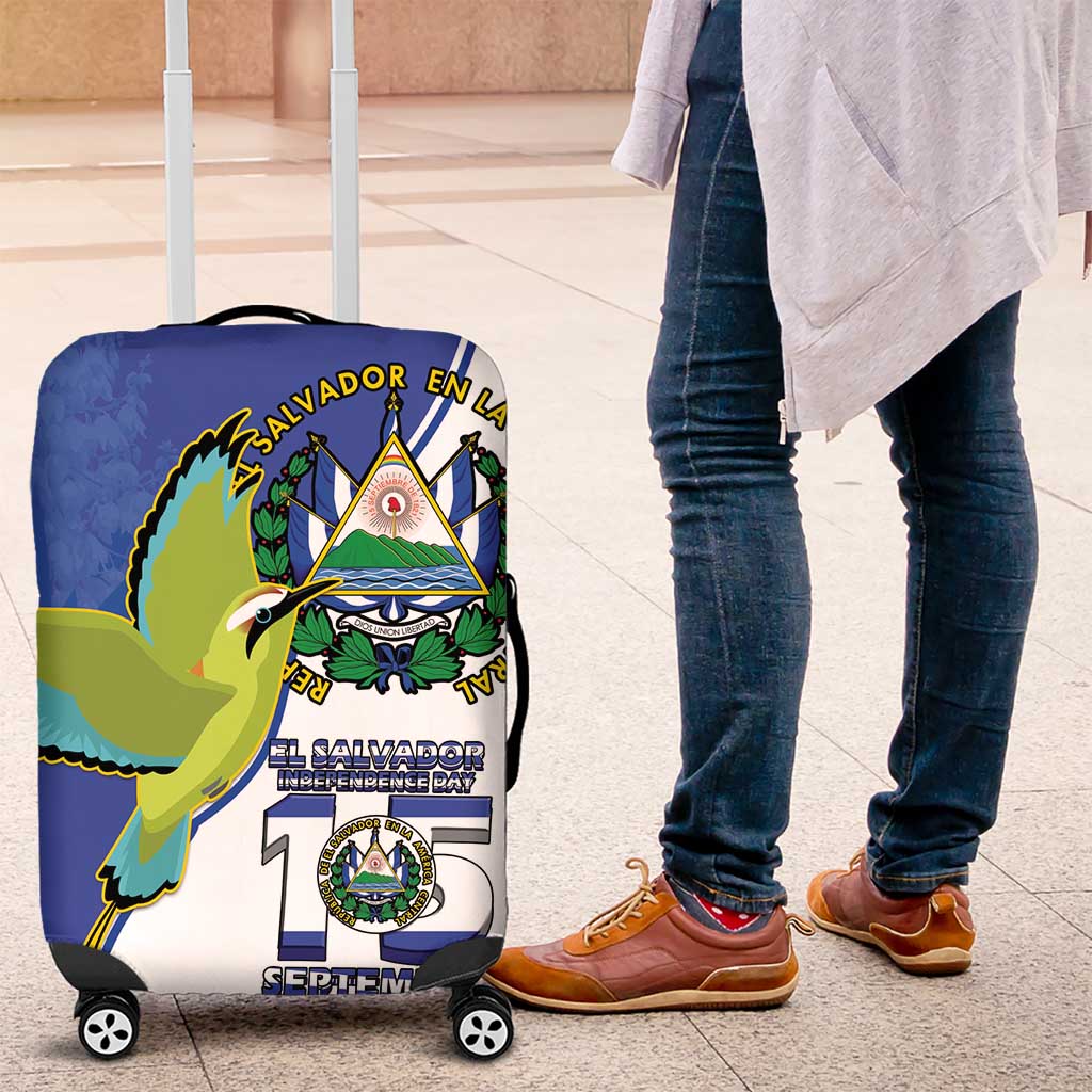 El Salvador Independence Day Luggage Cover Dios Union Libertad - Wonder Print Shop