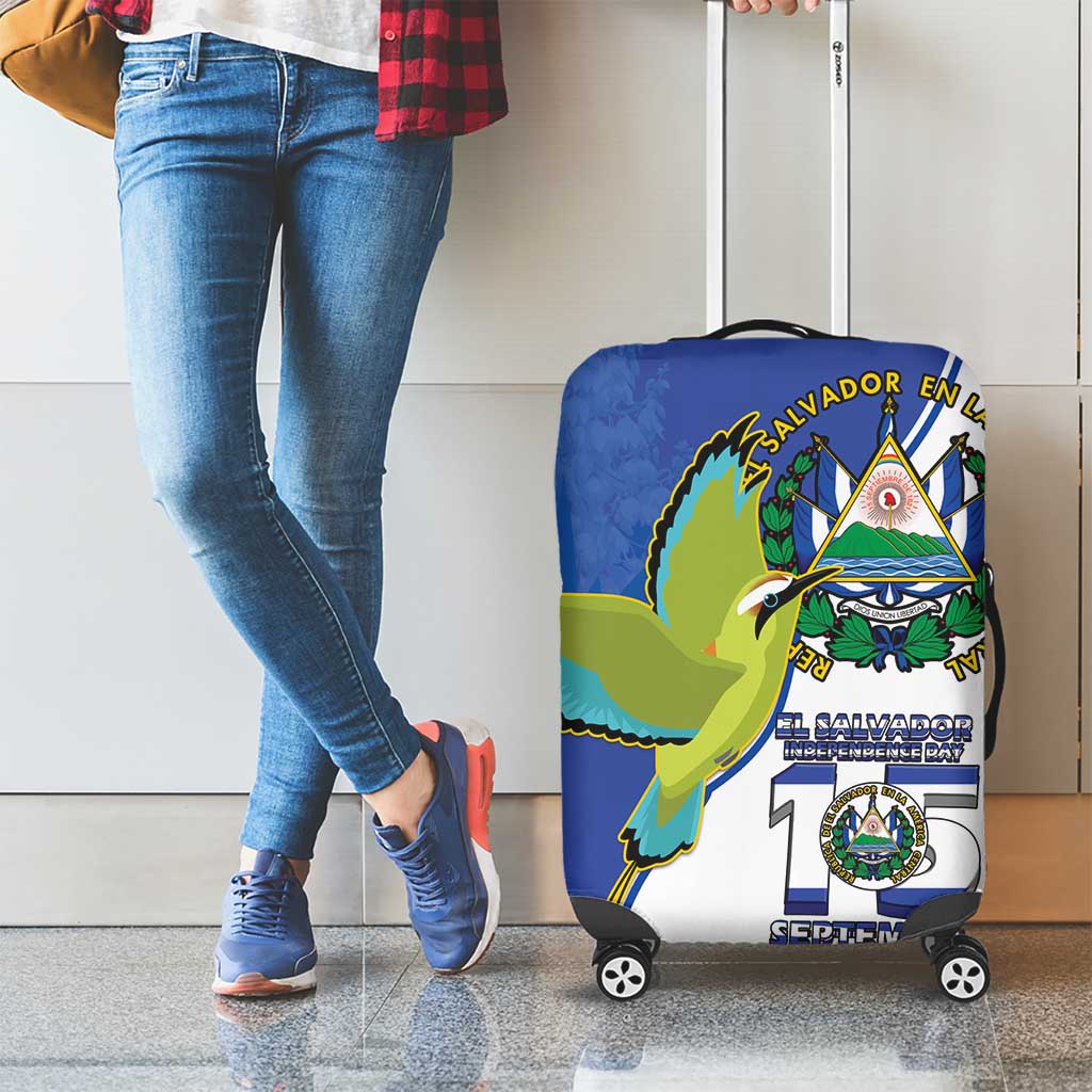 El Salvador Independence Day Luggage Cover Dios Union Libertad - Wonder Print Shop
