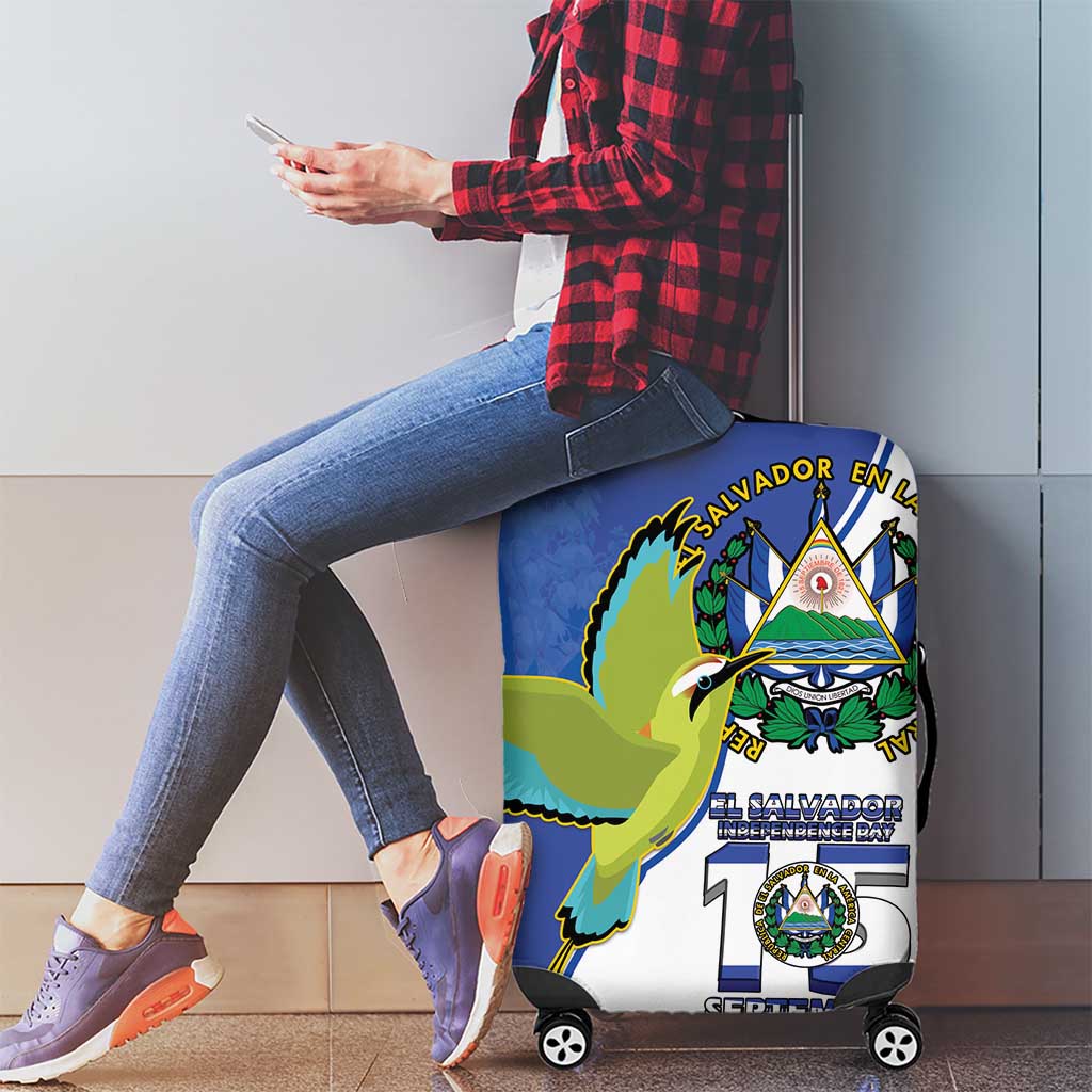 El Salvador Independence Day Luggage Cover Dios Union Libertad - Wonder Print Shop