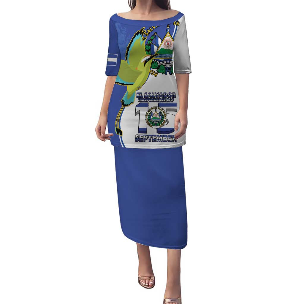 El Salvador Independence Day Puletasi Dios Union Libertad - Wonder Print Shop