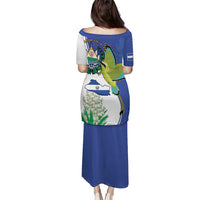 El Salvador Independence Day Puletasi Dios Union Libertad - Wonder Print Shop