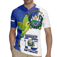 El Salvador Independence Day Rugby Jersey Dios Union Libertad - Wonder Print Shop