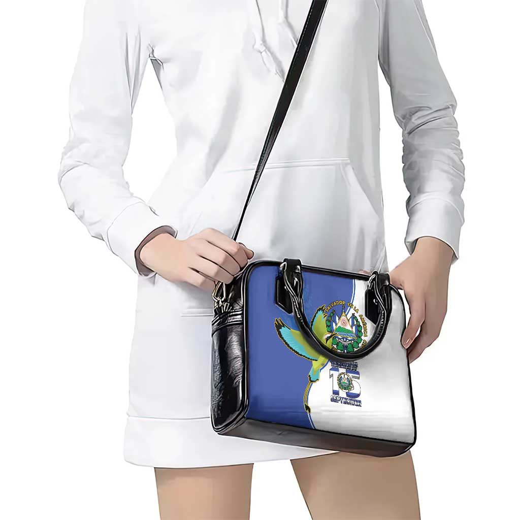 El Salvador Independence Day Shoulder Handbag Dios Union Libertad - Wonder Print Shop