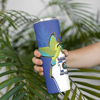 El Salvador Independence Day Skinny Tumbler Dios Union Libertad - Wonder Print Shop