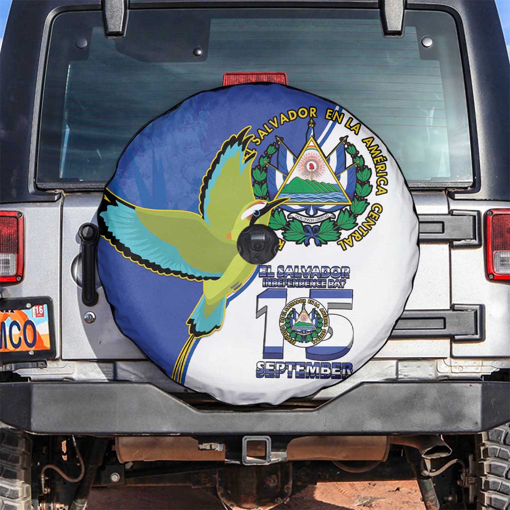 El Salvador Independence Day Spare Tire Cover Dios Union Libertad - Wonder Print Shop