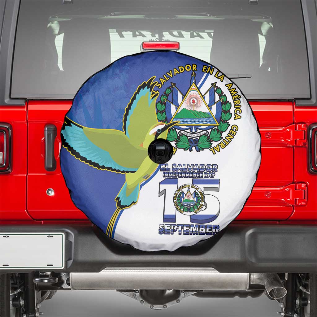 El Salvador Independence Day Spare Tire Cover Dios Union Libertad - Wonder Print Shop