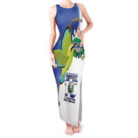 El Salvador Independence Day Tank Maxi Dress Dios Union Libertad - Wonder Print Shop