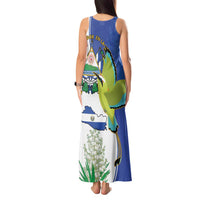 El Salvador Independence Day Tank Maxi Dress Dios Union Libertad - Wonder Print Shop