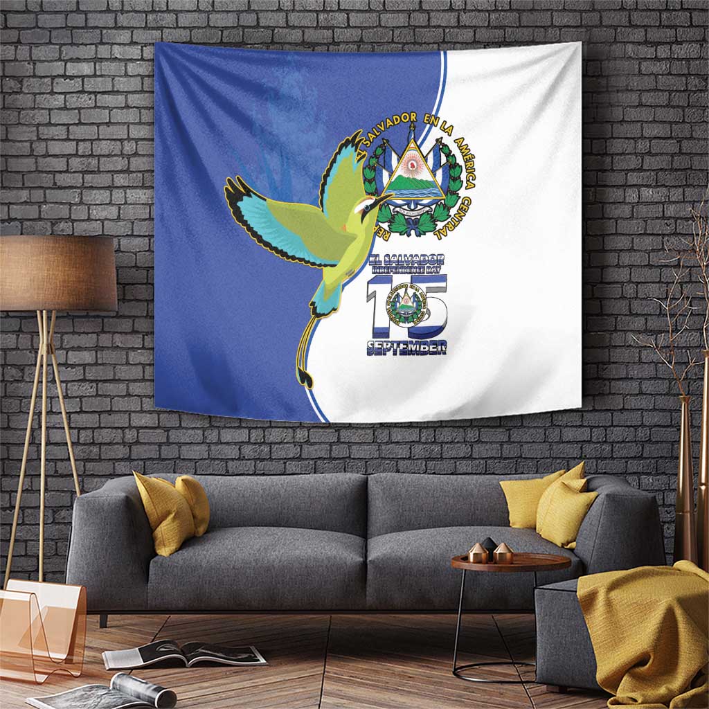 El Salvador Independence Day Tapestry Dios Union Libertad - Wonder Print Shop