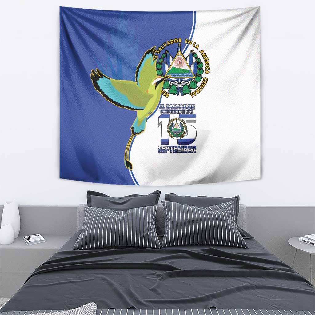 El Salvador Independence Day Tapestry Dios Union Libertad - Wonder Print Shop