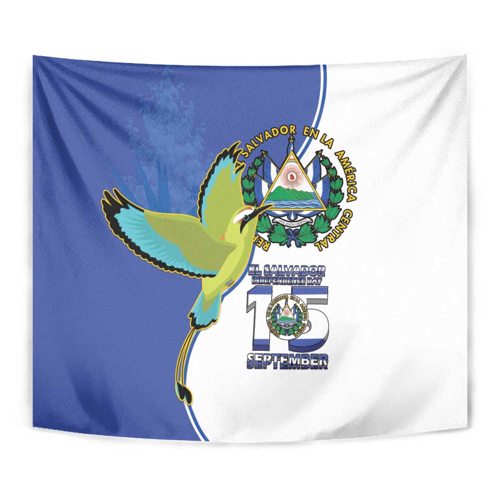 El Salvador Independence Day Tapestry Dios Union Libertad - Wonder Print Shop
