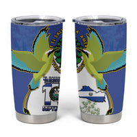 El Salvador Independence Day Tumbler Cup Dios Union Libertad - Wonder Print Shop
