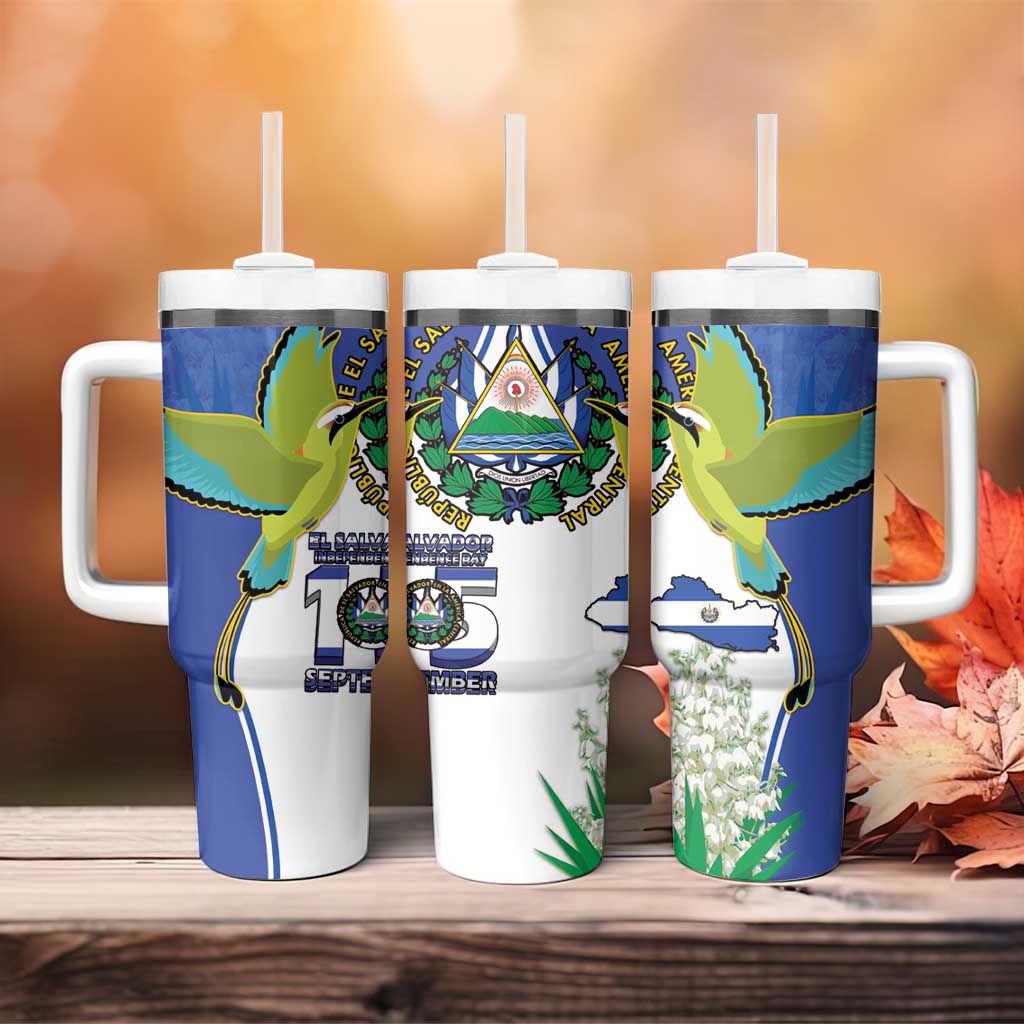 El Salvador Independence Day Tumbler With Handle Dios Union Libertad - Wonder Print Shop