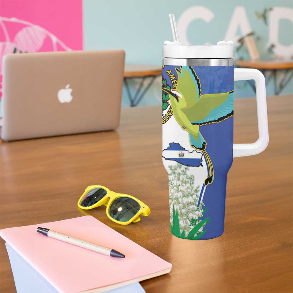 El Salvador Independence Day Tumbler With Handle Dios Union Libertad - Wonder Print Shop