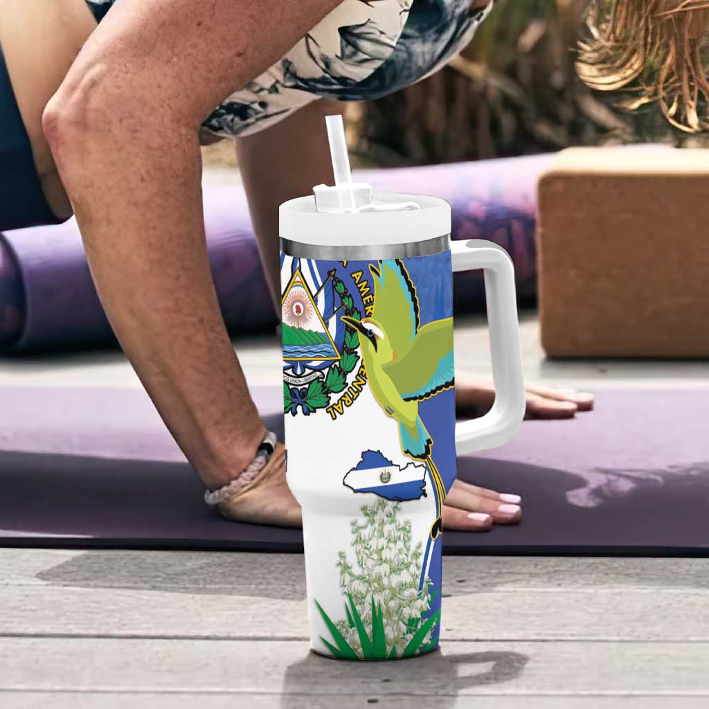 El Salvador Independence Day Tumbler With Handle Dios Union Libertad - Wonder Print Shop