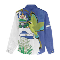 El Salvador Independence Day Women Casual Shirt Dios Union Libertad - Wonder Print Shop