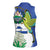 El Salvador Independence Day Women Sleeveless Polo Shirt Dios Union Libertad - Wonder Print Shop