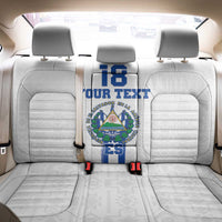 Custom El Salvador Football Back Car Seat Cover La Selecta Sporty Style - Wonder Print Shop