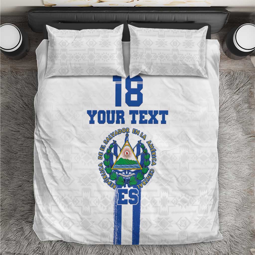 Custom El Salvador Football Bedding Set La Selecta Sporty Style - Wonder Print Shop
