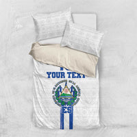 Custom El Salvador Football Bedding Set La Selecta Sporty Style - Wonder Print Shop