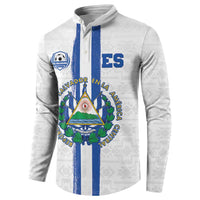 Custom El Salvador Football Button Sweatshirt La Selecta Sporty Style - Wonder Print Shop