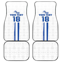 Custom El Salvador Football Car Mats La Selecta Sporty Style - Wonder Print Shop