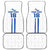 Custom El Salvador Football Car Mats La Selecta Sporty Style - Wonder Print Shop