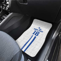 Custom El Salvador Football Car Mats La Selecta Sporty Style - Wonder Print Shop