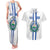 Custom El Salvador Football Couples Matching Tank Maxi Dress and Hawaiian Shirt La Selecta Sporty Style - Wonder Print Shop