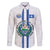 Custom El Salvador Football Family Matching Off The Shoulder Long Sleeve Dress and Hawaiian Shirt La Selecta Sporty Style - Wonder Print Shop