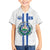 Custom El Salvador Football Family Matching Off The Shoulder Long Sleeve Dress and Hawaiian Shirt La Selecta Sporty Style - Wonder Print Shop