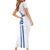 Custom El Salvador Football Family Matching Short Sleeve Bodycon Dress and Hawaiian Shirt La Selecta Sporty Style - Wonder Print Shop