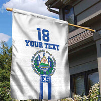 Custom El Salvador Football Garden Flag La Selecta Sporty Style - Wonder Print Shop
