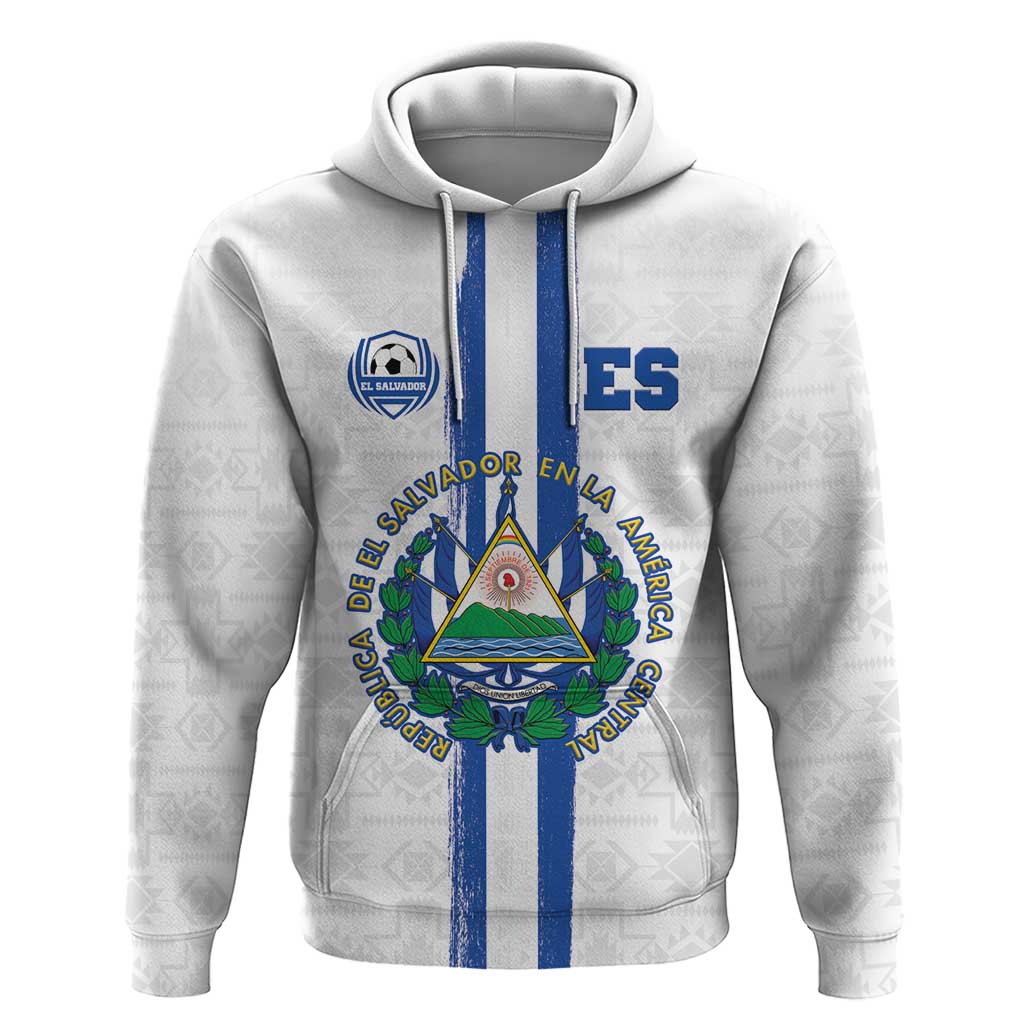 Custom El Salvador Football Hoodie La Selecta Sporty Style - Wonder Print Shop