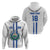 Custom El Salvador Football Hoodie La Selecta Sporty Style - Wonder Print Shop