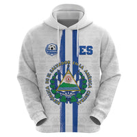 Custom El Salvador Football Hoodie La Selecta Sporty Style - Wonder Print Shop