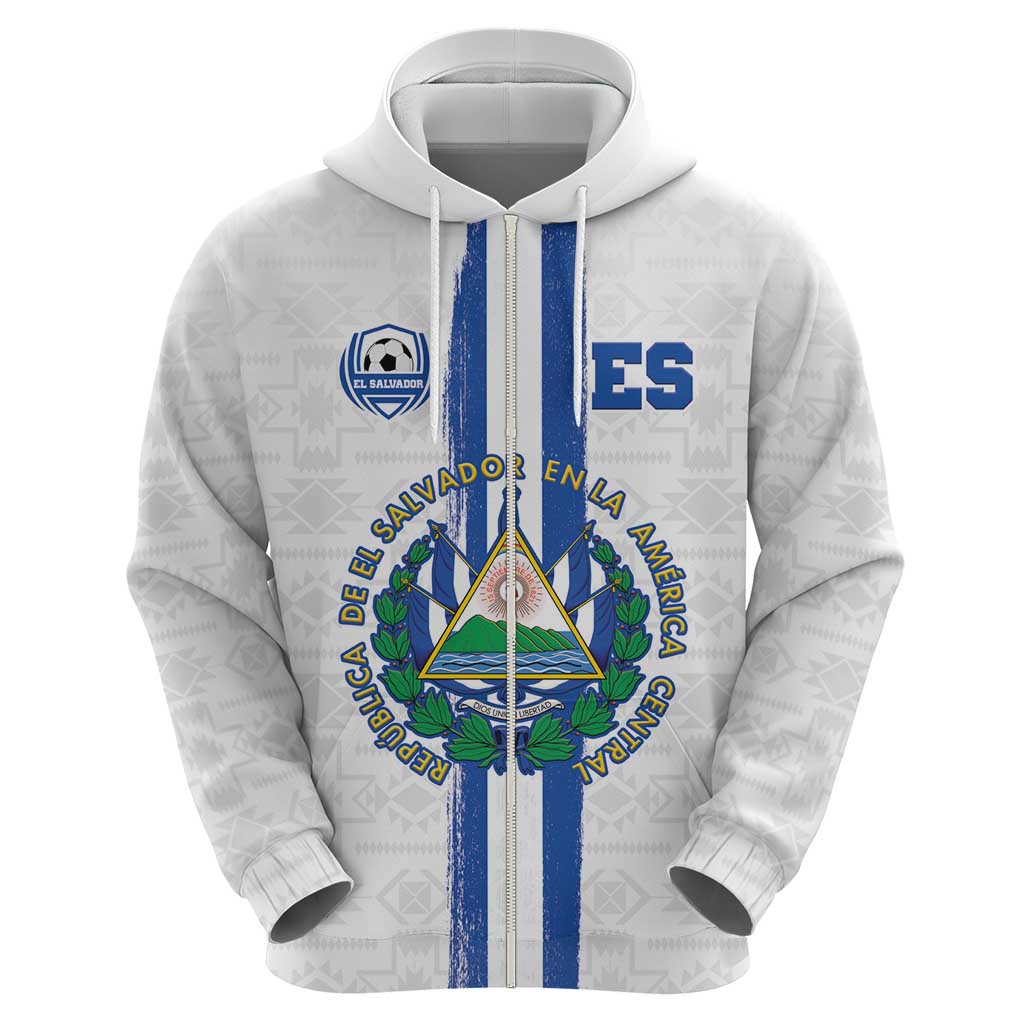 Custom El Salvador Football Hoodie La Selecta Sporty Style - Wonder Print Shop