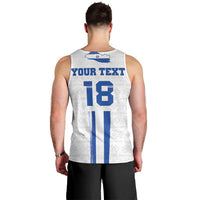 Custom El Salvador Football Men Tank Top La Selecta Sporty Style - Wonder Print Shop