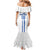 Custom El Salvador Football Mermaid Dress La Selecta Sporty Style - Wonder Print Shop