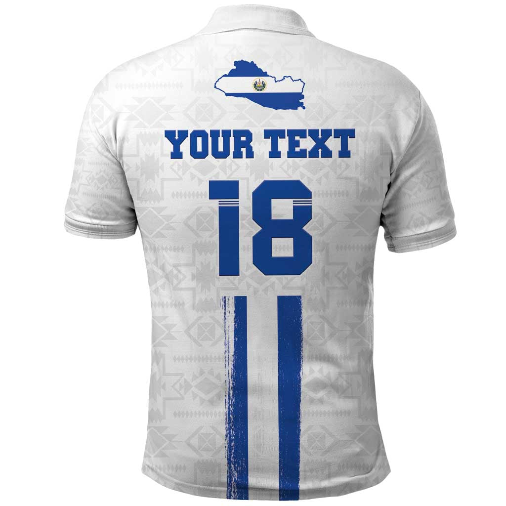 Custom El Salvador Football Polo Shirt La Selecta Sporty Style - Wonder Print Shop