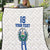 Custom El Salvador Football Quilt La Selecta Sporty Style - Wonder Print Shop